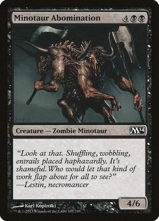 Minotaur Abomination [Magic 2014] | Cards and Coasters CA