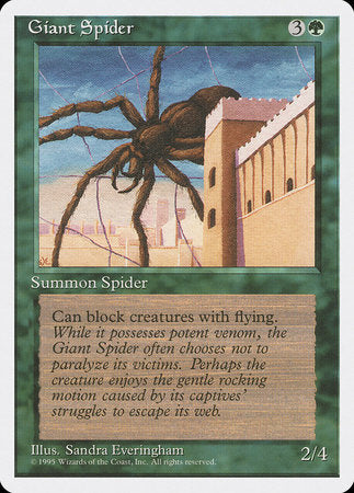 Giant Spider [Fourth Edition] | Cards and Coasters CA