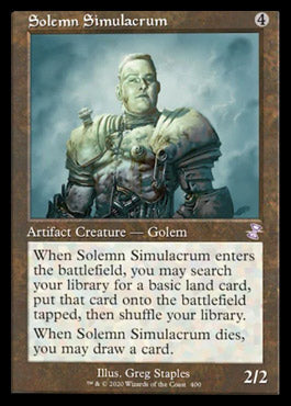 Solemn Simulacrum (Timeshifted) [Time Spiral Remastered] | Cards and Coasters CA