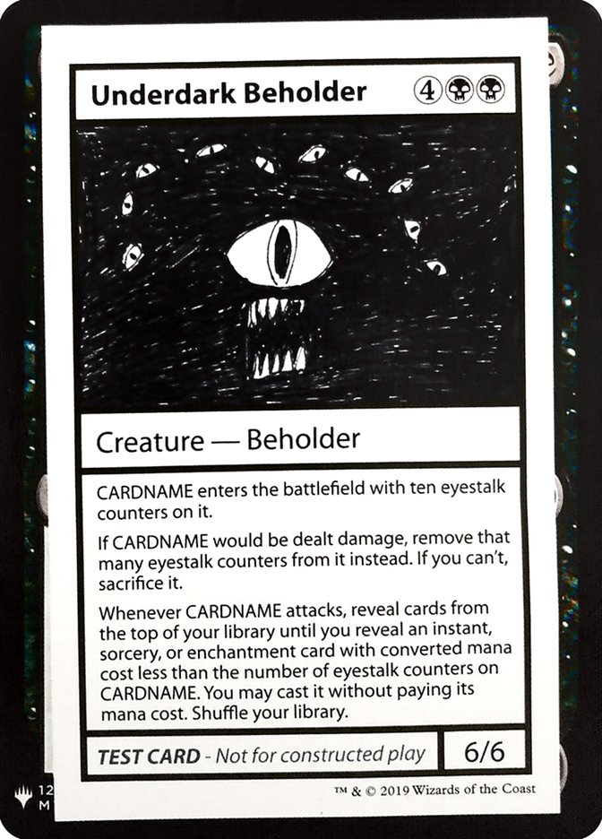 Underdark Beholder [Mystery Booster Playtest Cards] | Cards and Coasters CA