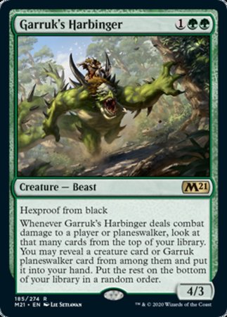 Garruk's Harbinger [Core Set 2021] | Cards and Coasters CA