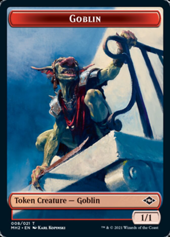 Goblin Token [Modern Horizons 2 Tokens] | Cards and Coasters CA