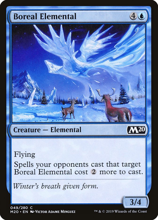 Boreal Elemental [Core Set 2020] | Cards and Coasters CA