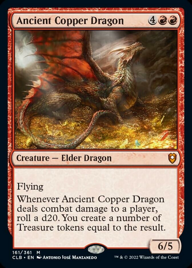 Ancient Copper Dragon [Commander Legends: Battle for Baldur's Gate] | Cards and Coasters CA