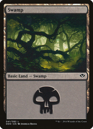 Swamp (41) [Duel Decks: Speed vs. Cunning] | Cards and Coasters CA