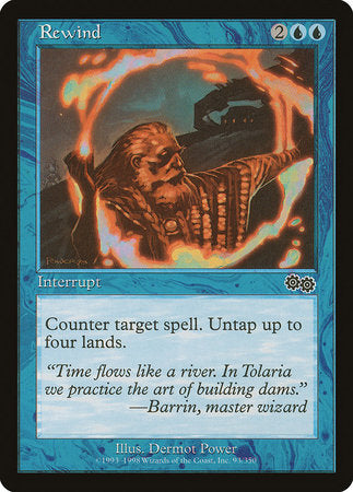 Rewind [Urza's Saga] | Cards and Coasters CA