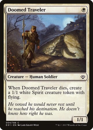 Doomed Traveler [Archenemy: Nicol Bolas] | Cards and Coasters CA