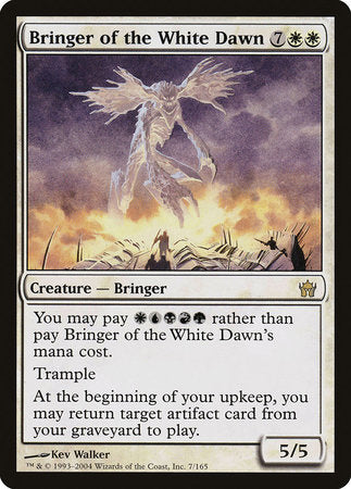 Bringer of the White Dawn [Fifth Dawn] | Cards and Coasters CA