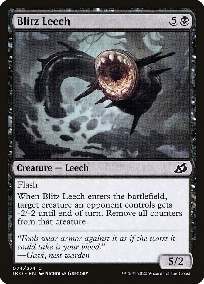 Blitz Leech [Ikoria: Lair of Behemoths] | Cards and Coasters CA