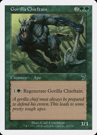 Gorilla Chieftain [Seventh Edition] | Cards and Coasters CA