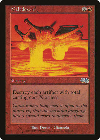 Meltdown [Urza's Saga] | Cards and Coasters CA