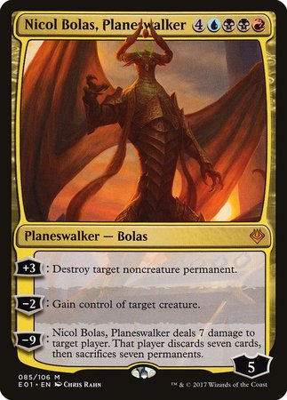 Nicol Bolas, Planeswalker [Archenemy: Nicol Bolas] | Cards and Coasters CA