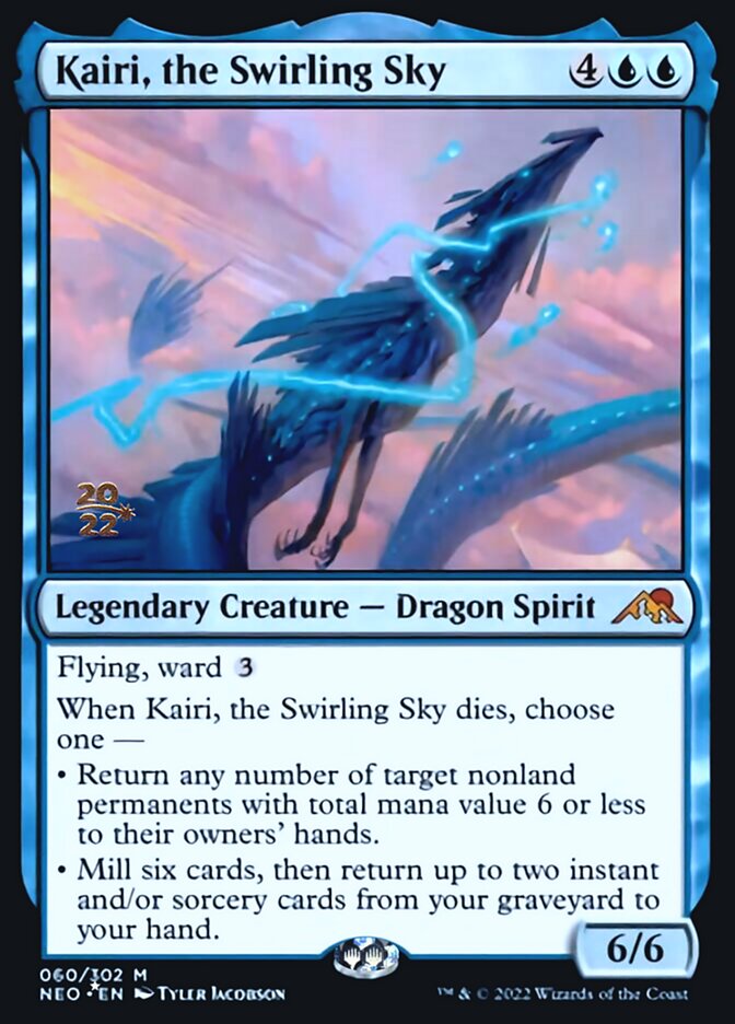 Kairi, the Swirling Sky [Kamigawa: Neon Dynasty Prerelease Promos] | Cards and Coasters CA