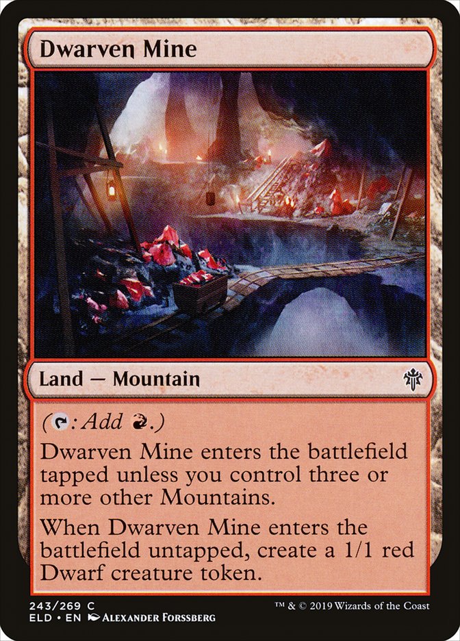 Dwarven Mine [Throne of Eldraine] | Cards and Coasters CA