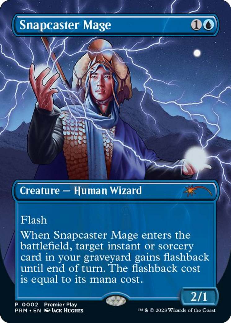 Snapcaster Mage (Borderless Alternate Art) [Regional Championship Qualifiers 2023] | Cards and Coasters CA