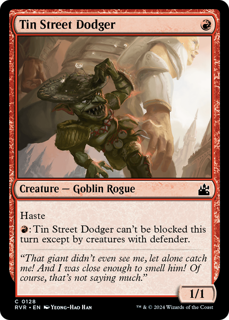 Tin Street Dodger [Ravnica Remastered] | Cards and Coasters CA