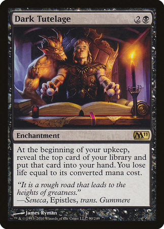 Dark Tutelage [Magic 2011] | Cards and Coasters CA