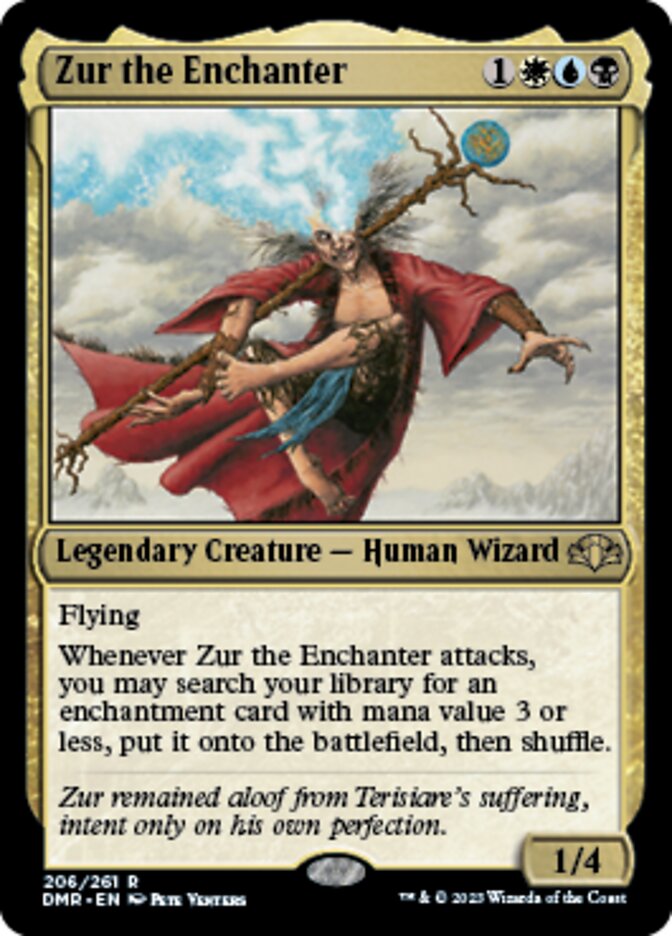 Zur the Enchanter [Dominaria Remastered] | Cards and Coasters CA