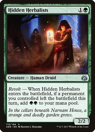 Hidden Herbalists [Aether Revolt] | Cards and Coasters CA