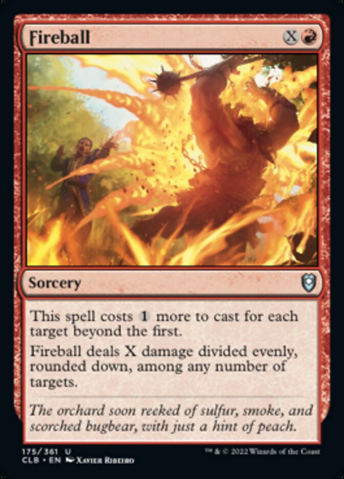 Fireball [Commander Legends: Battle for Baldur's Gate] | Cards and Coasters CA