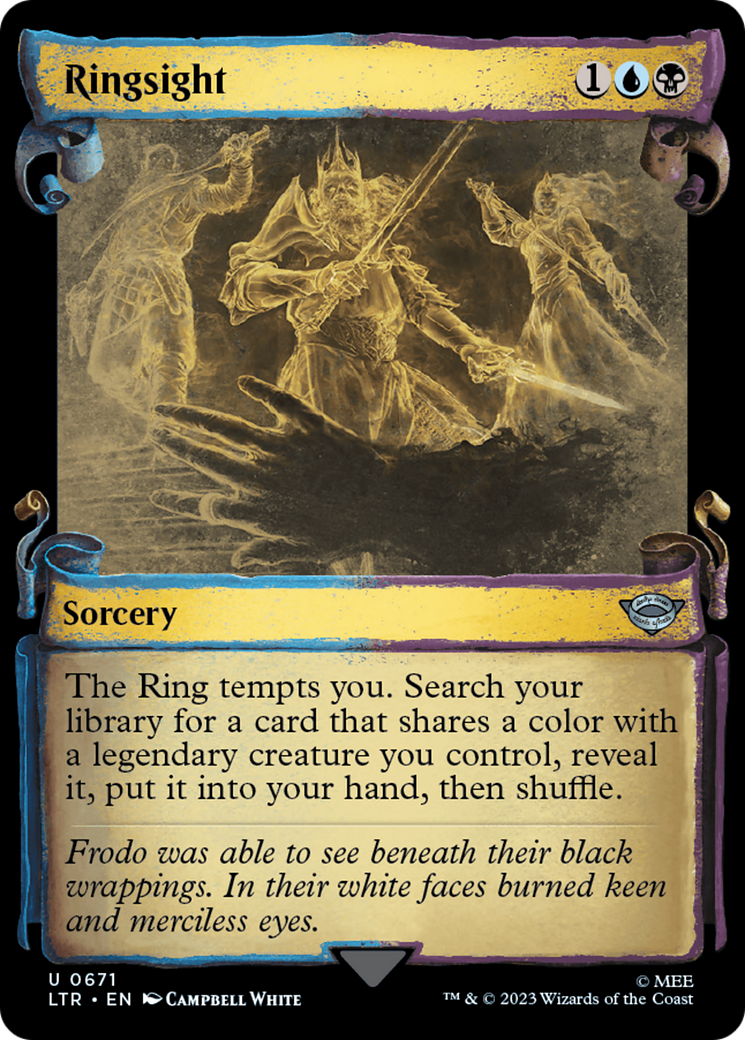 Ringsight [The Lord of the Rings: Tales of Middle-Earth Showcase Scrolls] | Cards and Coasters CA