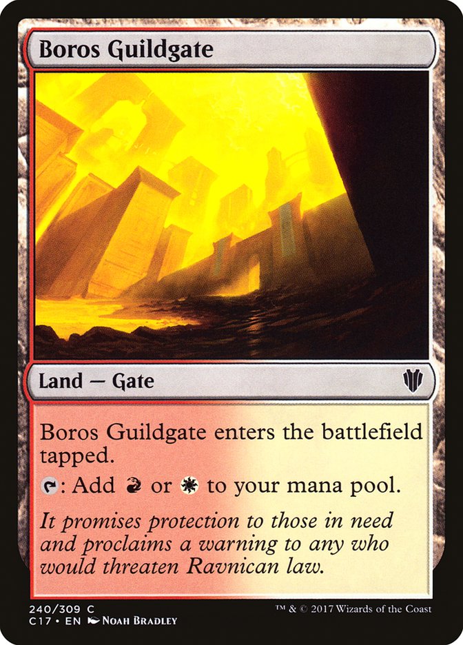 Boros Guildgate [Commander 2017] | Cards and Coasters CA