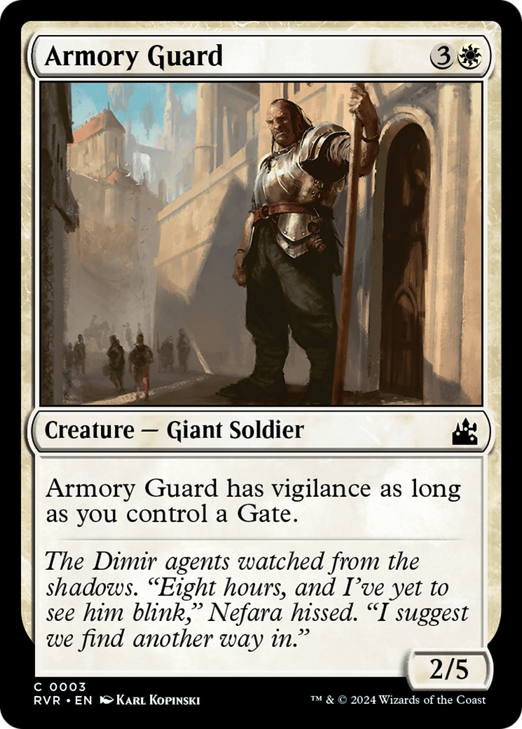Armory Guard [Ravnica Remastered] | Cards and Coasters CA