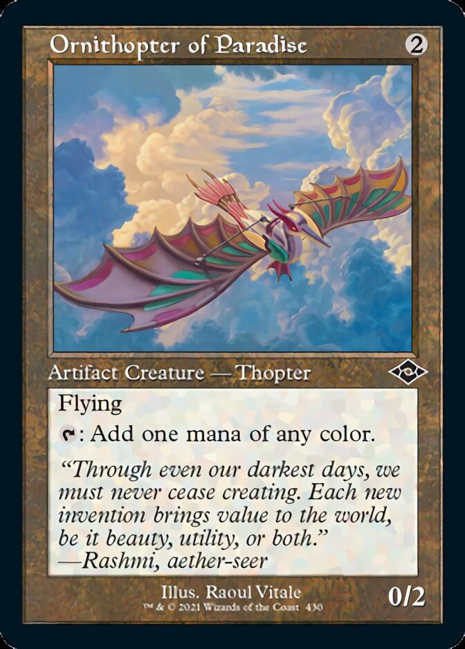 Ornithopter of Paradise (Retro) [Modern Horizons 2] | Cards and Coasters CA
