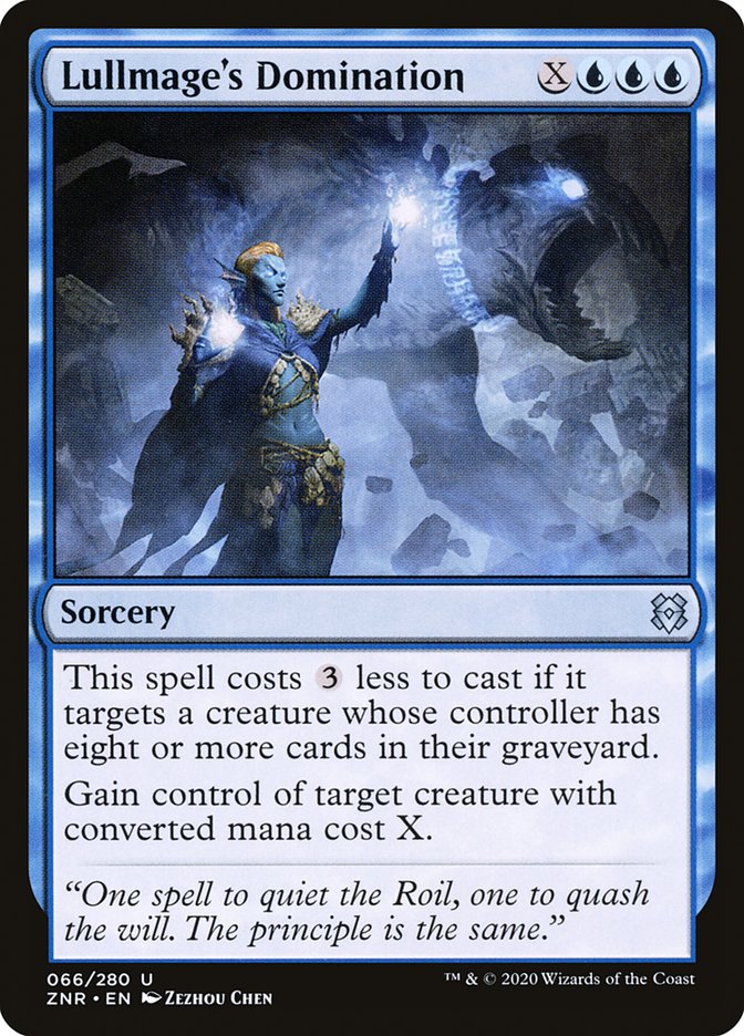Lullmage's Domination [Zendikar Rising] | Cards and Coasters CA