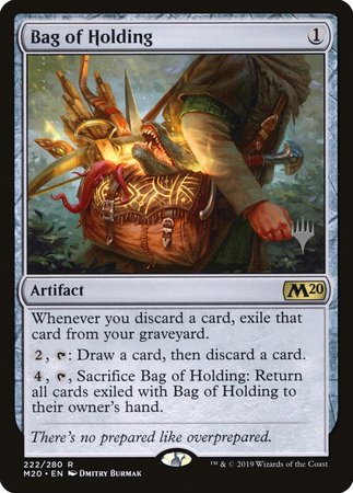 Bag of Holding [Core Set 2020 Promos] | Cards and Coasters CA