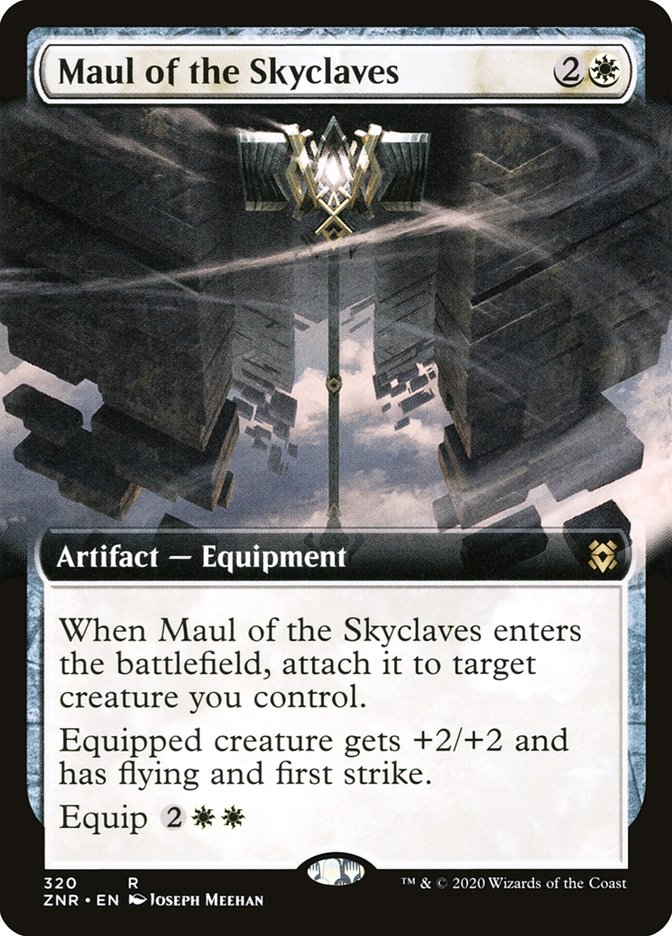 Maul of the Skyclaves (Extended Art) [Zendikar Rising] | Cards and Coasters CA