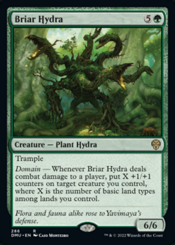 Briar Hydra [Dominaria United] | Cards and Coasters CA