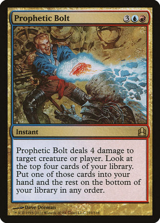 Prophetic Bolt [Commander 2011] | Cards and Coasters CA