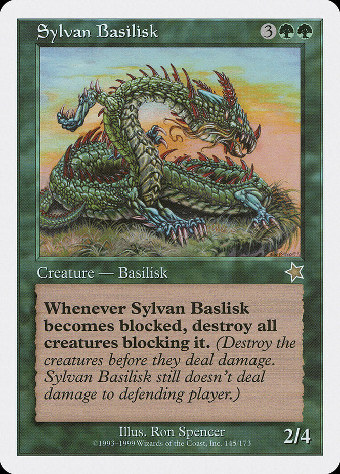 Sylvan Basilisk [Starter 1999] | Cards and Coasters CA