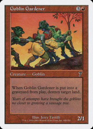 Goblin Gardener [Seventh Edition] | Cards and Coasters CA