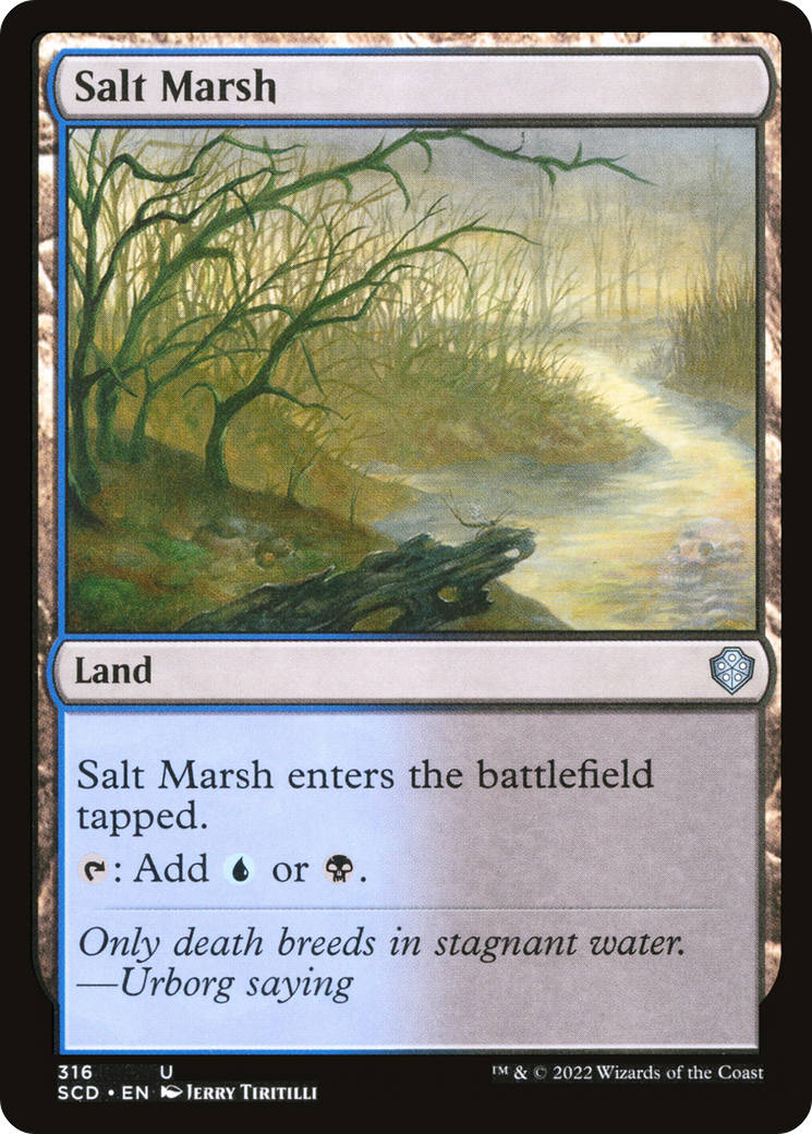 Salt Marsh [Starter Commander Decks] | Cards and Coasters CA