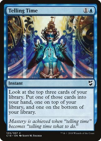 Telling Time [Commander 2018] | Cards and Coasters CA