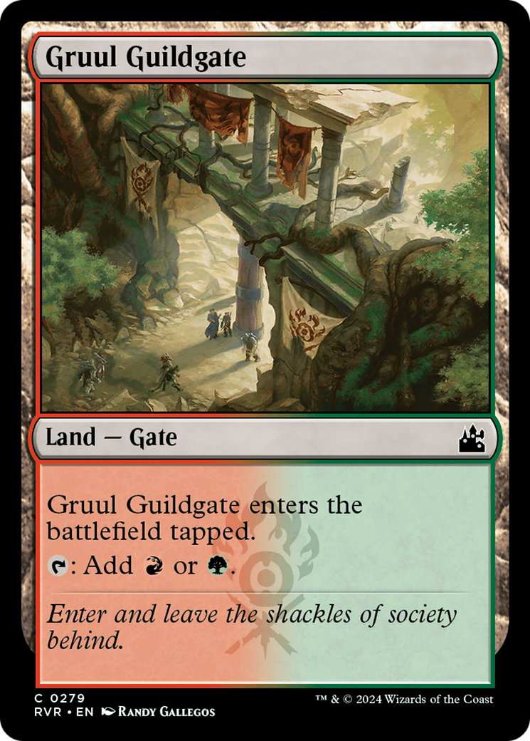 Gruul Guildgate [Ravnica Remastered] | Cards and Coasters CA