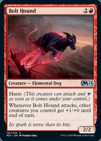 Bolt Hound [Core Set 2021] | Cards and Coasters CA