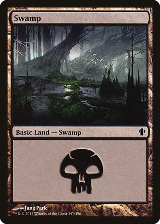 Swamp (347) [Commander 2013] | Cards and Coasters CA