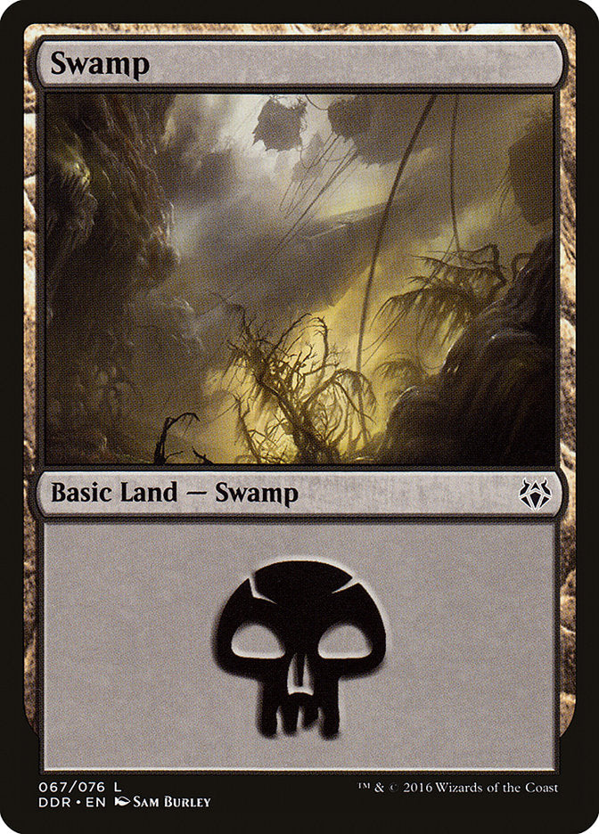 Swamp (67) [Duel Decks: Nissa vs. Ob Nixilis] | Cards and Coasters CA