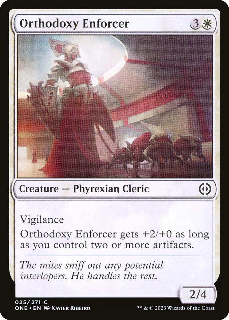 Orthodoxy Enforcer [Phyrexia: All Will Be One] | Cards and Coasters CA