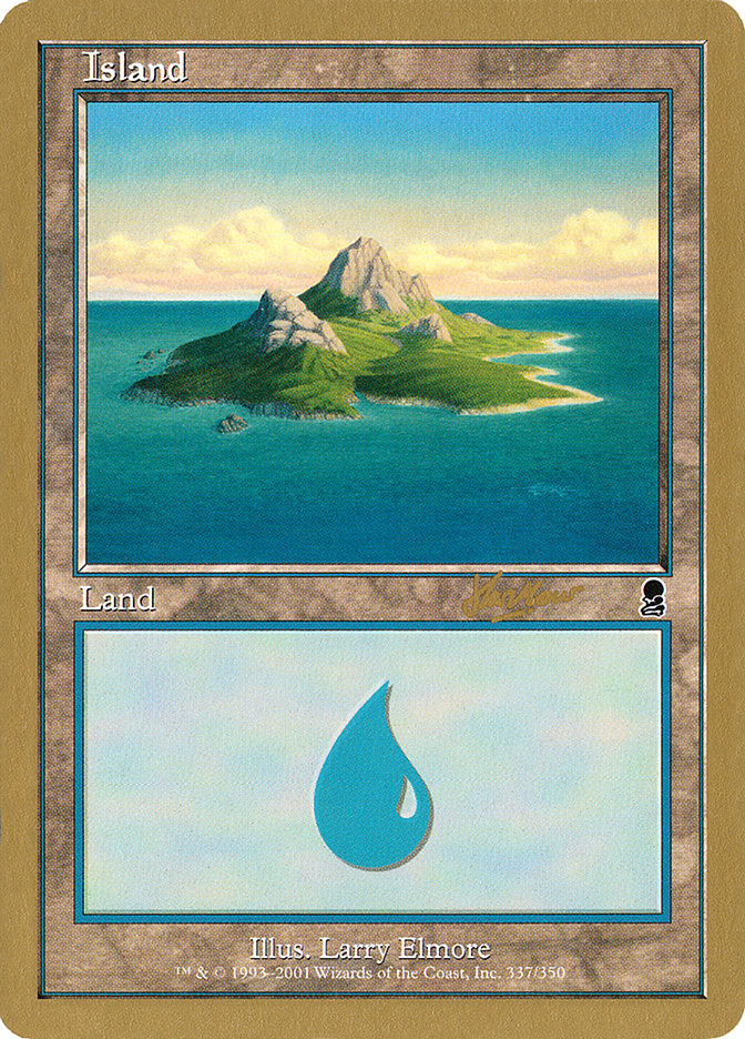 Island (shh337) (Sim Han How) [World Championship Decks 2002] | Cards and Coasters CA