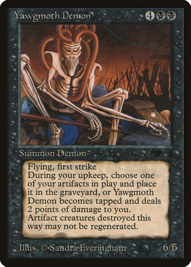 Yawgmoth Demon [Antiquities] | Cards and Coasters CA