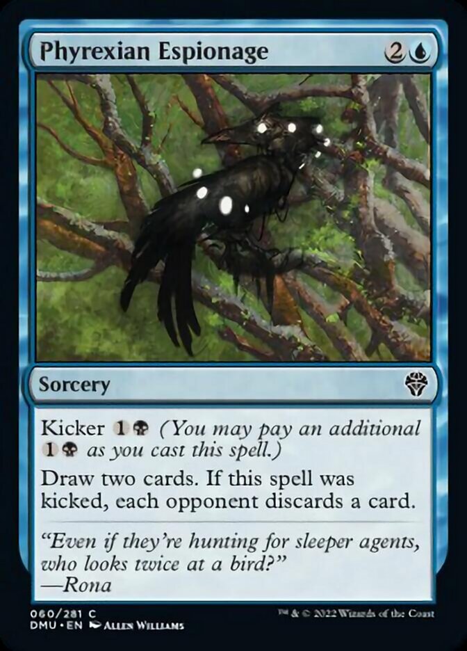 Phyrexian Espionage [Dominaria United] | Cards and Coasters CA
