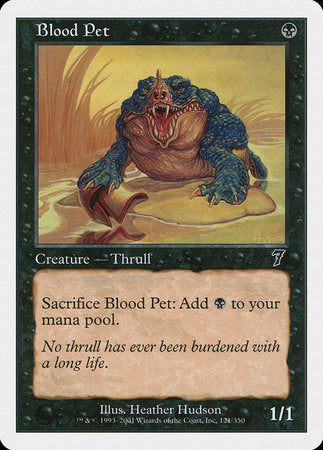 Blood Pet [Seventh Edition] | Cards and Coasters CA