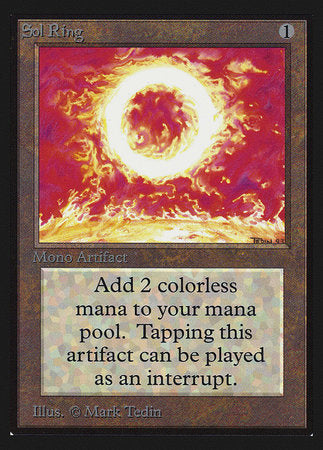 Sol Ring (IE) [Intl. Collectors’ Edition] | Cards and Coasters CA