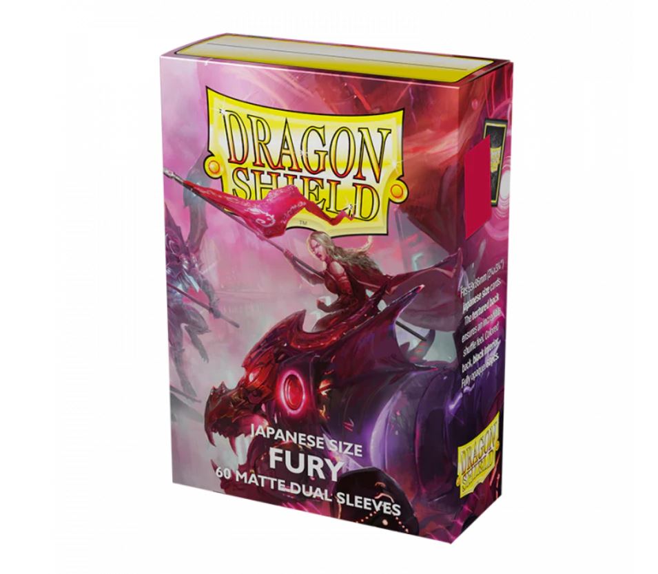 Dragon Shield Matte Japanese DUAL Fury Alaria Commonwealth Champion | Cards and Coasters CA