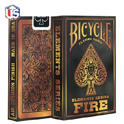 Bicycle Element Series - Fire playing Cards | Cards and Coasters CA