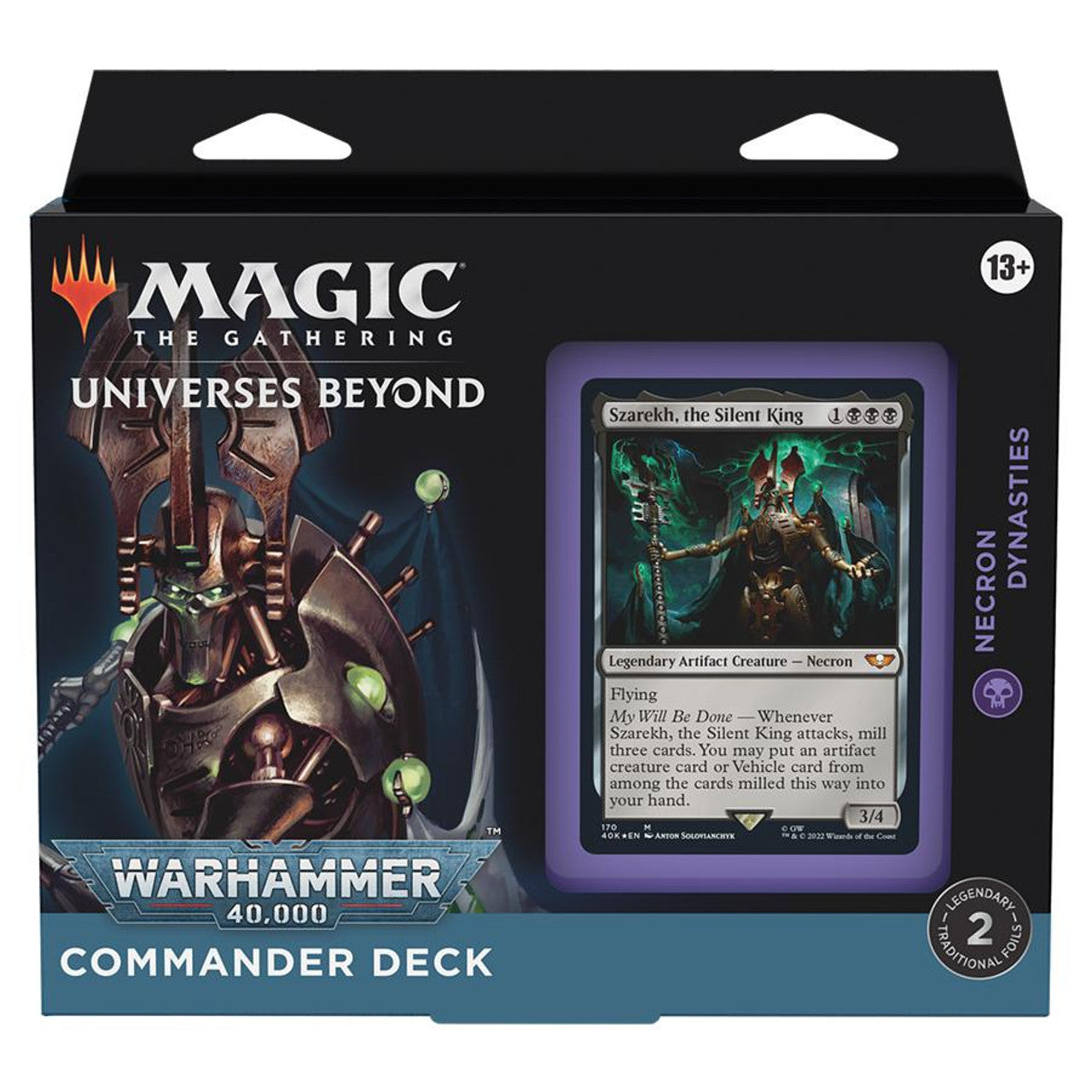 Warhammer 40,000 Commander Deck - Necron Dynasties | Cards and Coasters CA